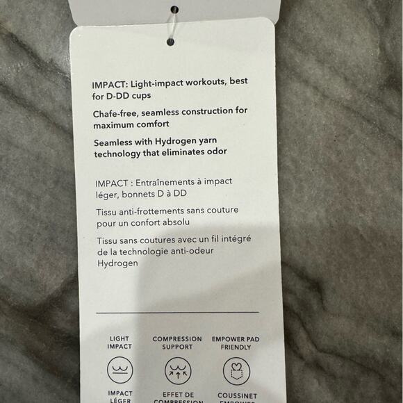 NWT Athleta Aurora Ribbed Scoop Bra D-DD "Tawny Rose" - Picture 8 of 10